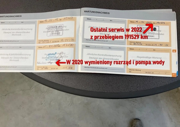 Citroen C4 Grand Picasso cena 21500 przebieg: 214000, rok produkcji 2010 z Krobia małe 352